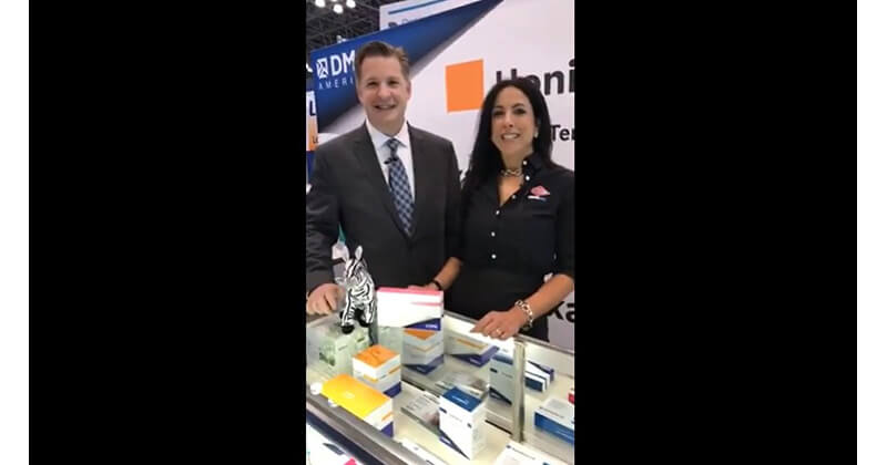 Tim Haberstumpf chats with Darby Dental about TempoCemID at the 2017 GNYDM in NY City.